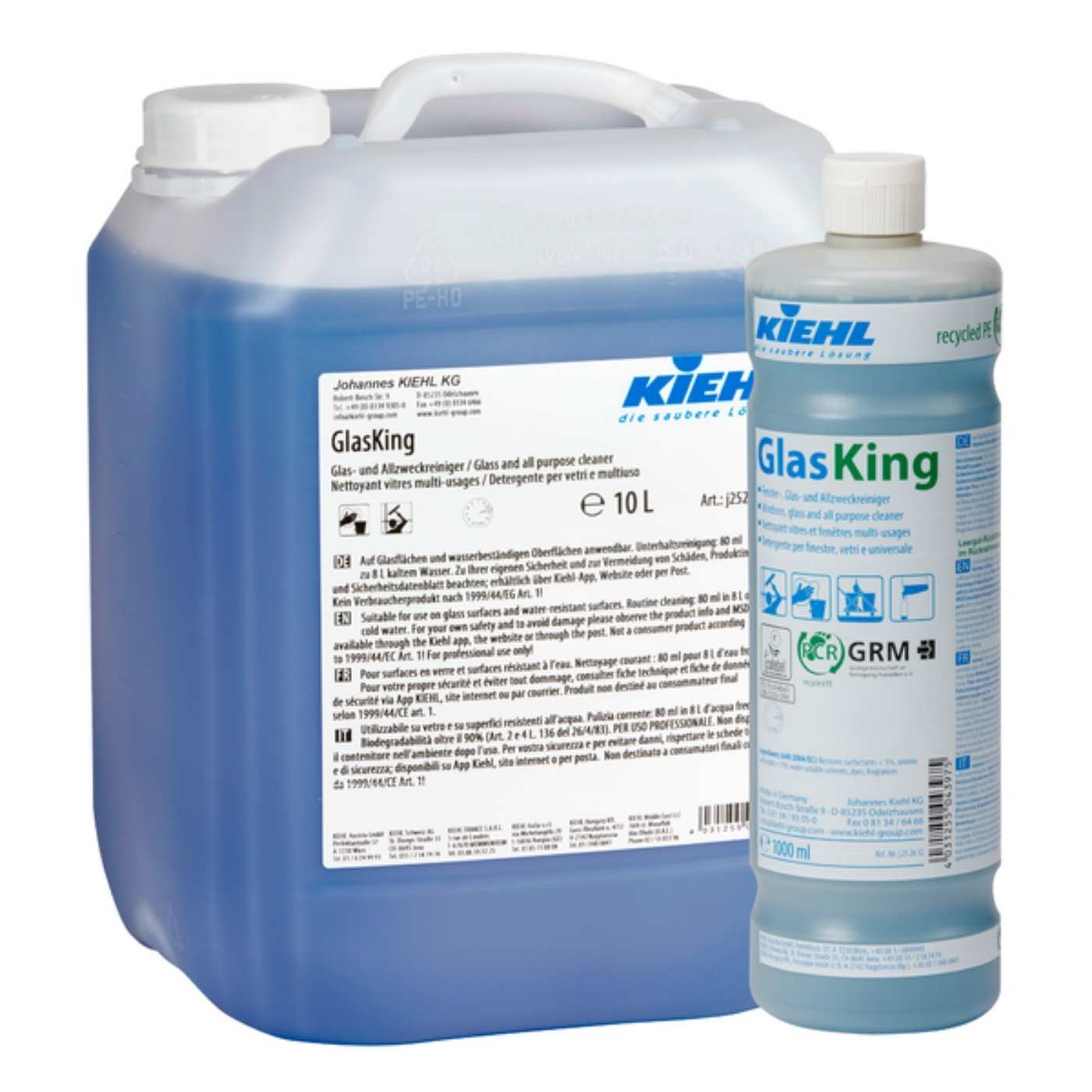 GlasKing (3) Καθαριστικό επιφανειών και τζαμιών GlasKing Kiehl , ιδανικό για παράθυρα, αλουμίνια, ακρυλικά και πλαστικά.