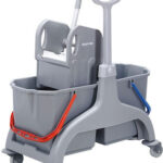 Καρότσι σφουγγαρίσματος διπλό πλαστικό 2x25L